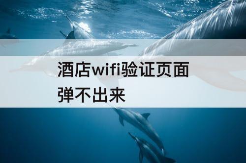 酒店wifi验证页面弹不出来