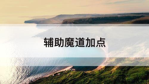 辅助魔道加点