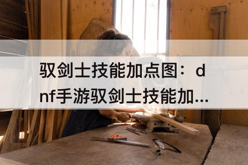 驭剑士技能加点图：dnf手游驭剑士技能加点图
