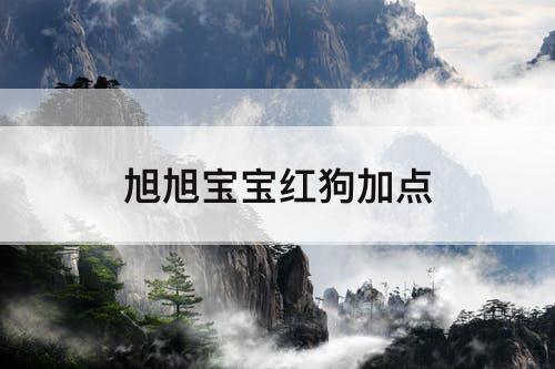 旭旭宝宝红狗加点