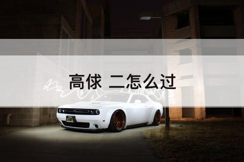高俅 二怎么过