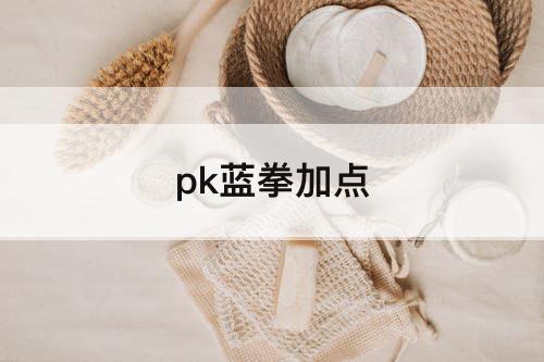 pk蓝拳加点