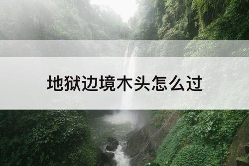 地狱边境木头怎么过