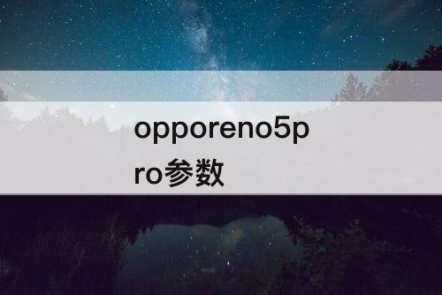 opporeno5pro参数