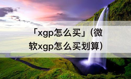 「xgp怎么买」(微软xgp怎么买划算)