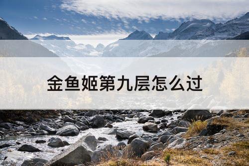 金鱼姬第九层怎么过