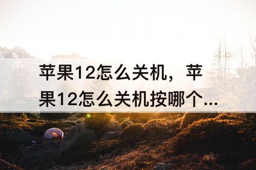 苹果12怎么关机，苹果12怎么关机按哪个键视频