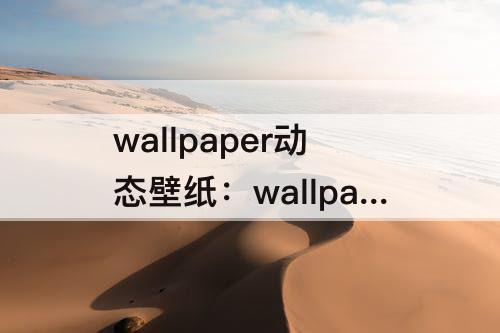 wallpaper动态壁纸：wallpaper动态壁纸卡顿播放快