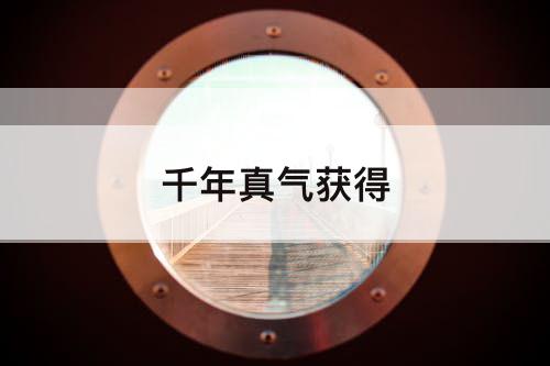 千年真气获得