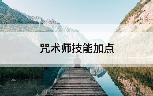 咒术师技能加点