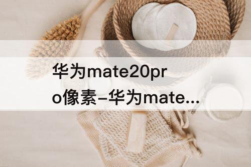 华为mate20pro像素-华为mate20pro像素与苹果13pro