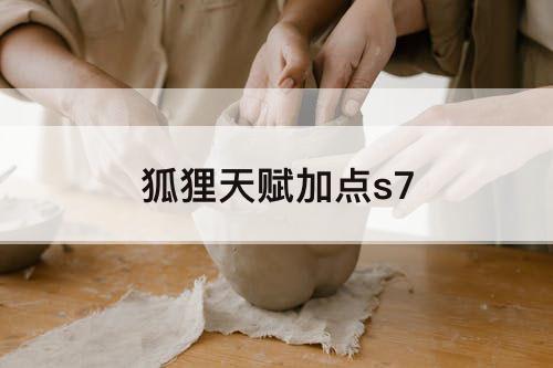 狐狸天赋加点s7