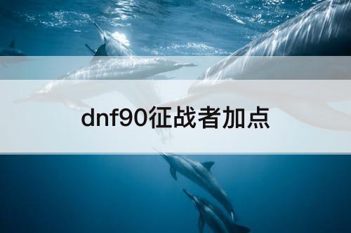 dnf90征战者加点