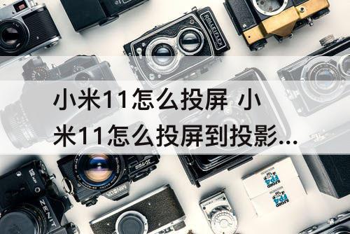 小米11怎么投屏 小米11怎么投屏到投影仪