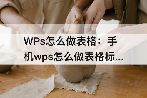 WPs怎么做表格：手机wps怎么做表格标题