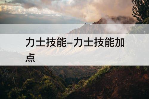 力士技能-力士技能加点