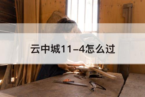 云中城11-4怎么过