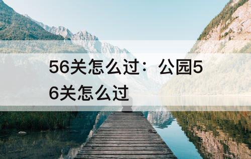 56关怎么过：公园56关怎么过