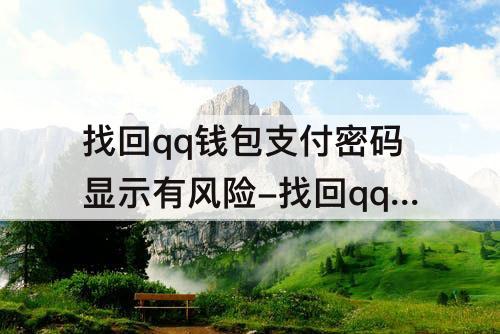 找回qq钱包支付密码显示有风险-找回qq钱包支付密码显示有风险该怎么办