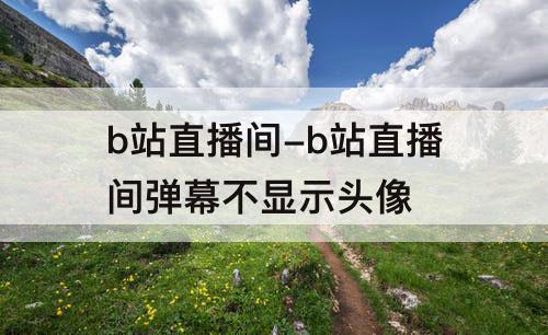 b站直播间-b站直播间弹幕不显示头像