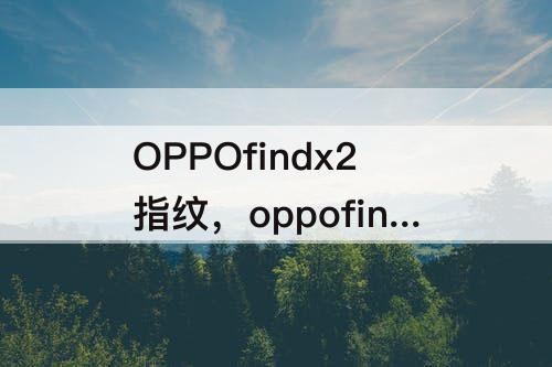 OPPOfindx2指纹，oppofindx2指纹不能用了