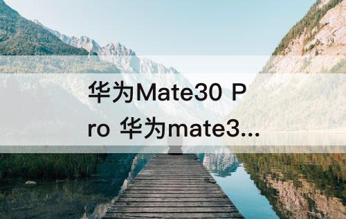 华为Mate30 Pro 华为mate30vs华为mate30 pro