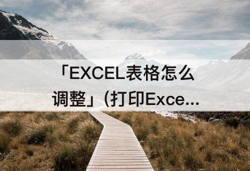 「EXCEL表格怎么调整」(打印Excel表格怎么调整高度)