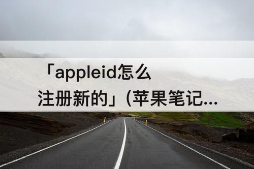 「appleid怎么注册新的」(苹果笔记本appleid怎么注册新的)