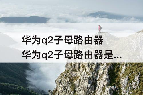 华为q2子母路由器 华为q2子母路由器是千兆吗