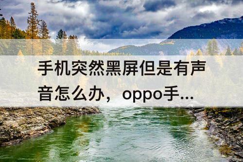 手机突然黑屏但是有声音怎么办，oppo手机突然黑屏但是有声音怎么办