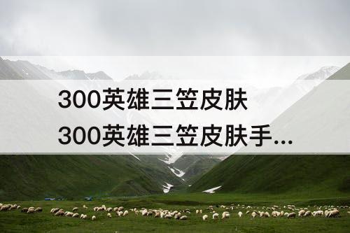 300英雄三笠皮肤 300英雄三笠皮肤手感
